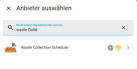 Integration hinzufügen