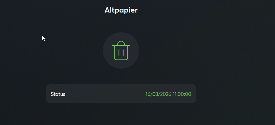 Loxone Ergebnis in der User-App